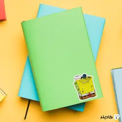 استیکر لپ تاپ- باب اسفنجی خوشحال