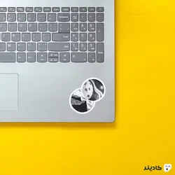 استیکر لپ‌تاپ ماه من