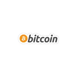 استیکر لپ تاپ لوگو بیت کوین