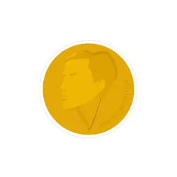 استیکر لپ تاپ مریم میرزاخانی - برنده مدال فیلدز