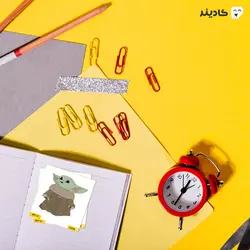 استیکر لپ تاپ بیبی یودا کارتونی