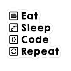 استیکر برنامه نویسی Developer lifeStyle