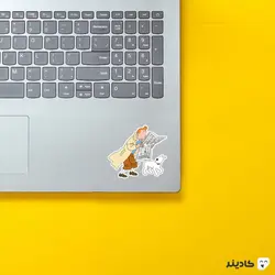 استیکر تن تن و میلو کارگاه