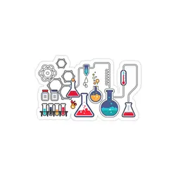 استیکر لپ تاپ استیکر لپ تاپ شیمی - شیمی