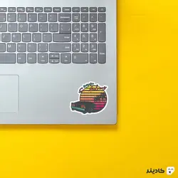 استیکر لپ تاپ جی تی ای - ماشین سن اندریاس