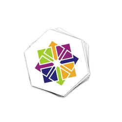 استیکر شش ضلعی CentOS