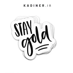 استیکر Stay gold