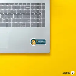 استیکر لپ تاپ استیکر ایلان ماسک - دوجکوین
