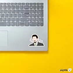 استیکر لپ تاپ من مرد آهنی هستم