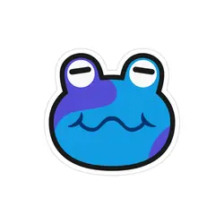 استیکر لپتاپ غورباقه ریلکس