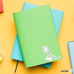 استیکر لپتاپ چراغ مطالعه
