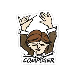 استیکر لپتاپ composer