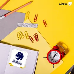 استیکر لپ تاپ پرچم آبی رو برافراشته نگه دار