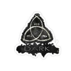 استیکر سریال دارک - dark logo