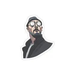 استیکر لپ تاپ تصویر سازی لئون