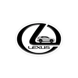 استیکر لپ تاپ خودرو lexus - نماد شرکت لکسوس