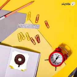 استیکر لپ تاپ مجموعه سیمپسون‌ها - دونات قهوه ای