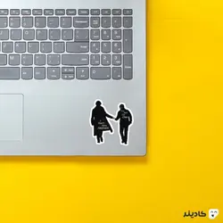 استیکر لپ تاپ شرلوک و دوستش