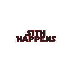 استیکر لپ تاپ sith happens