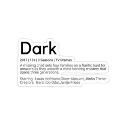 استیکر سریال دارک - Dark Series