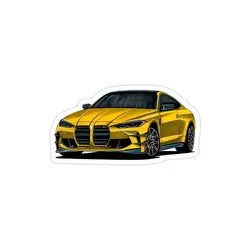 استیکر لپ تاپ شرکت bmw - بی ام و مدل G82 سری کوپه