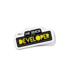 استیکر Senior developer