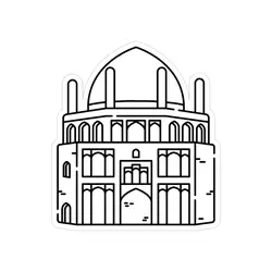 استیکر لپتاپ گنبد سلطانیه زنجان