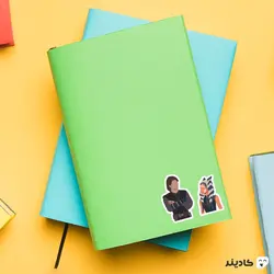 استیکر لپ تاپ آناکین و آسوکا