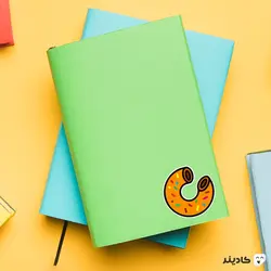 استیکر لپ تاپ – دونات