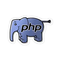 استیکر لپتاپ فیل معروف php