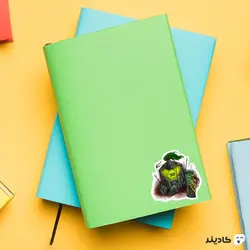 استیکر لپتاپ تاس جنگجو