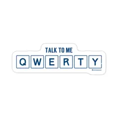 استیکر برنامه نویسی Talk me qwerty