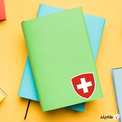 استیکر لپ تاپ سوییس - پرچم کشور سوییس