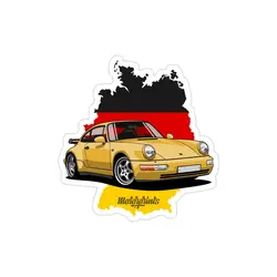 استیکر لپ تاپ شرکت porsche - پورشه ۹۶۵ آلمانی