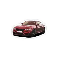 استیکر لپ تاپ شرکت bmw - بی ام و مدل M4 F82