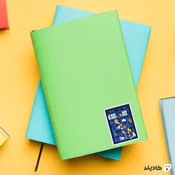 استیکر لپ تاپ سریال دکتر هو - کتابخانه