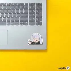 استیکر لپ تاپ black clover - نئول چشمک زن