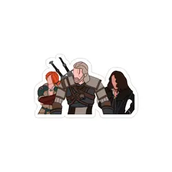 استیکر لپ تاپ بازی The Witcher - سه گانه