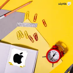 استیکر لپ تاپ استیو جابز - لوگوی مشکی اپل