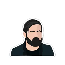 استیکر لپ تاپ - شمس آبادی