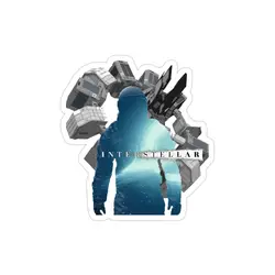 استیکر لپ تاپ در میان ستارگان