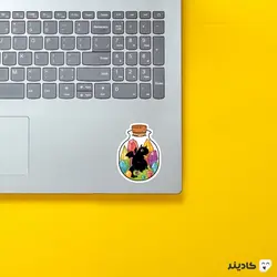 استیکر لپ تاپ بطری اژدها 🐉