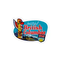 استیکر لپتاپ British Columbig