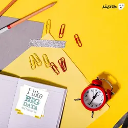 استیکر لپ تاپ برنامه نویسی - بیگ دیتا کار میکنم!