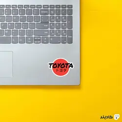 استیکر لپ تاپ شرکت Toyota - لوگو شرکت تویوتا