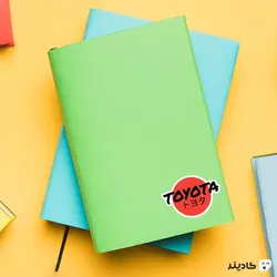 استیکر لپ تاپ شرکت Toyota - لوگو شرکت تویوتا