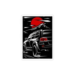 استیکر لپ تاپ شرکت Toyota - رخ تویوتا لندکروز