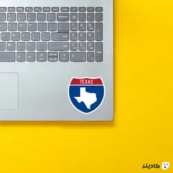 استیکر لپ تاپ کشور ایالات متحده آمریکا - شهر تگزاس