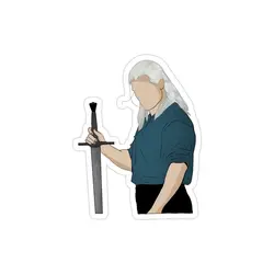 استیکر لپ تاپ بازی The Witcher - گرالت از ریویا