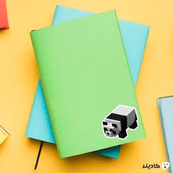 استیکر لپ تاپ پاندای ماینکرافت